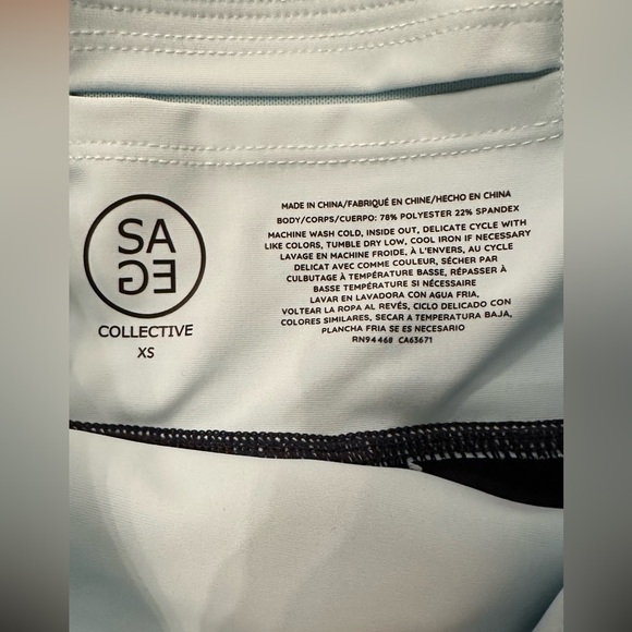 💙 Sage Collective Colorblock Leggings 💙 - Picture 4 of 6